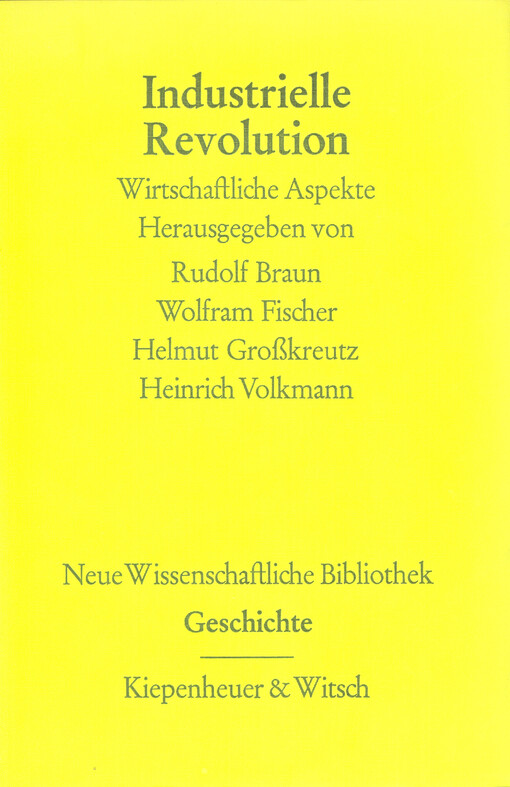 Industrielle Revolution :wirtschaftliche Aspekte