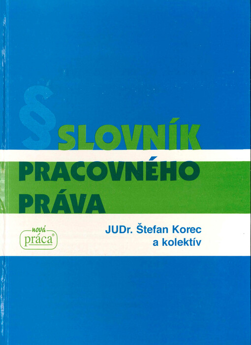 Slovník pracovného práva