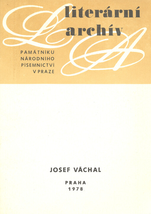 Josef Váchal (1884-1969) : Písemná pozůstalost