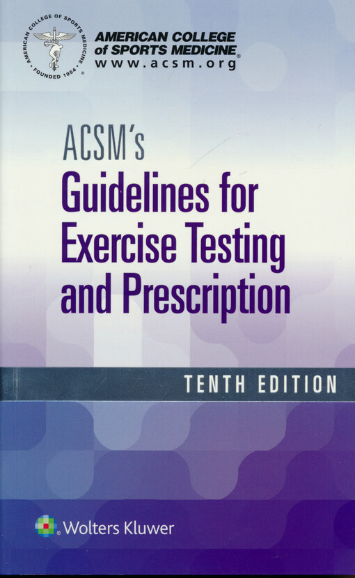 ACSM's guidelines for exercise testing and prescription