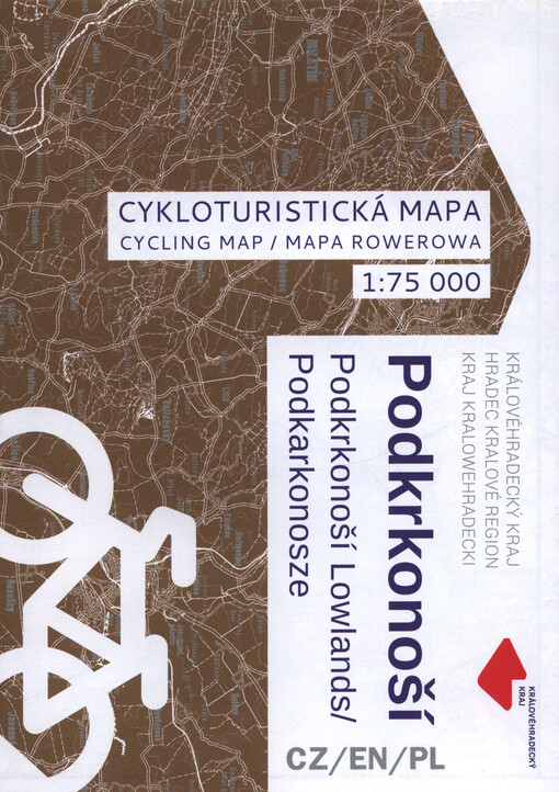 Podkrkonoší : cykloturistická mapa = Podkrkonoší Lowlands : cycling map = Podkarkonosze : mapa rowerowa