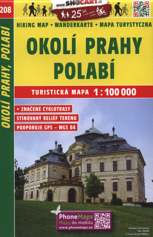 Okolí Prahy Polabí : turistická mapa 1:100 000 : dálkové cyklotrasy