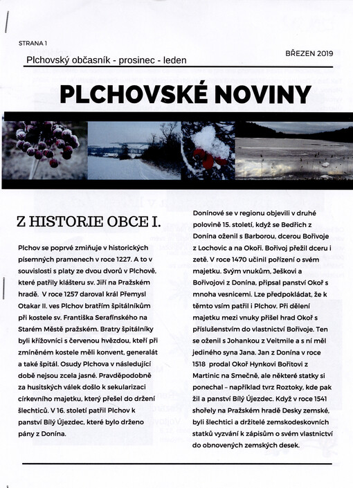 Plchovské noviny