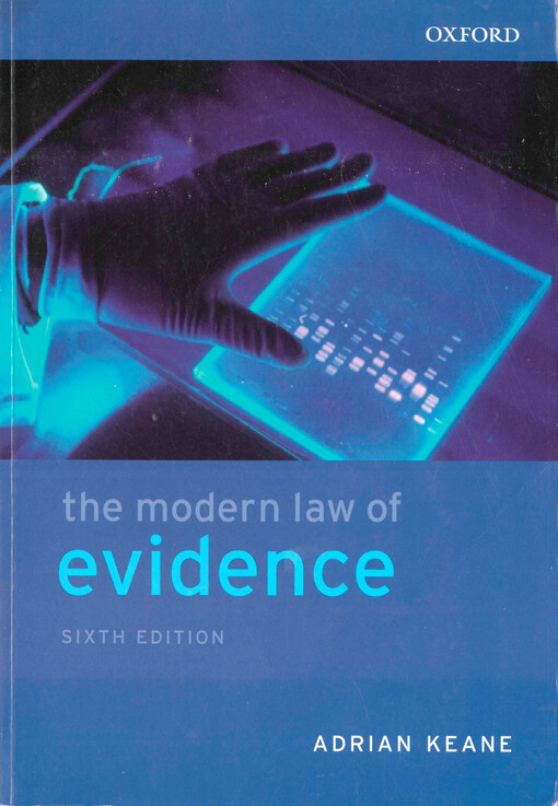 The modern law of evidence