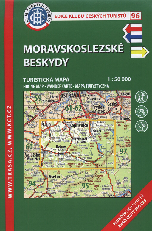 Moravskoslezské Beskydy : turistická mapa 1:50 000