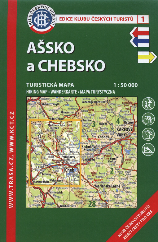 Ašsko a Chebsko : turistická mapa 1:50 000