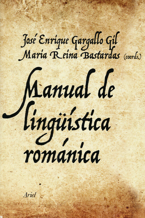 Manual de lingüistica románica