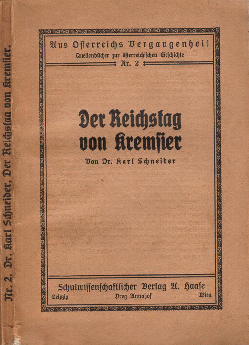 Der Reichstag von Kremsier /