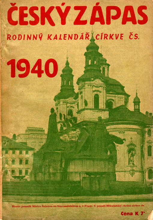 Český zápas : rodinný kalendář církve čs. na ...