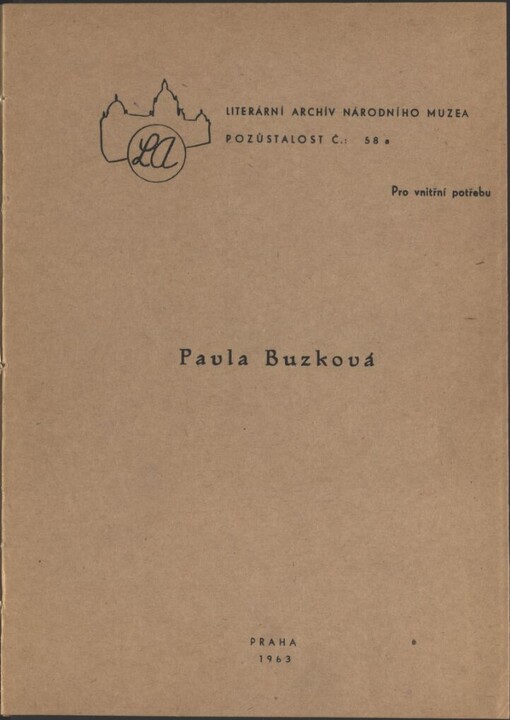 Pavla Buzková (1885-1949)