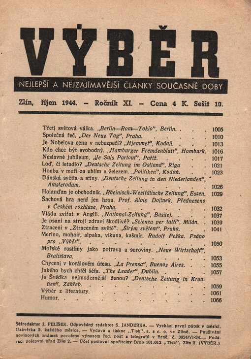 Výběr : nejlepší a nejzajímavější články současné doby