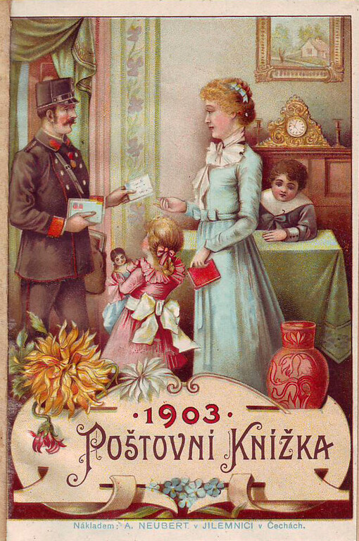 Poštovní knížka na rok ... : svým velectěným příznivcům v nejhlubší úctě věnuje