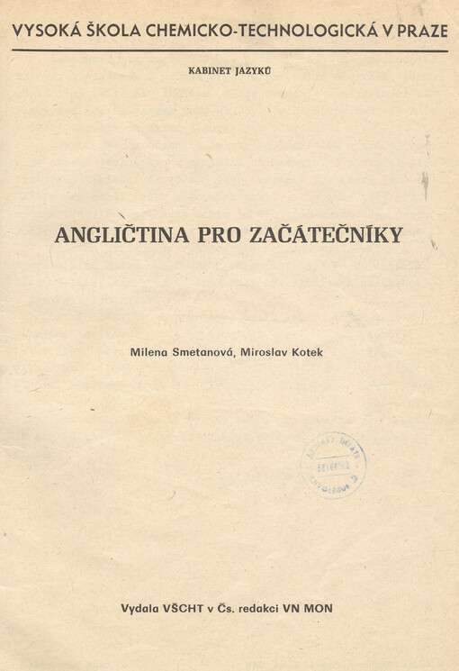 Angličtina pro začátečníky