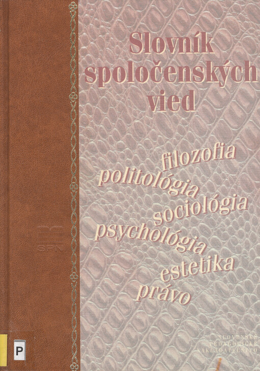 Slovník spoločenských vied