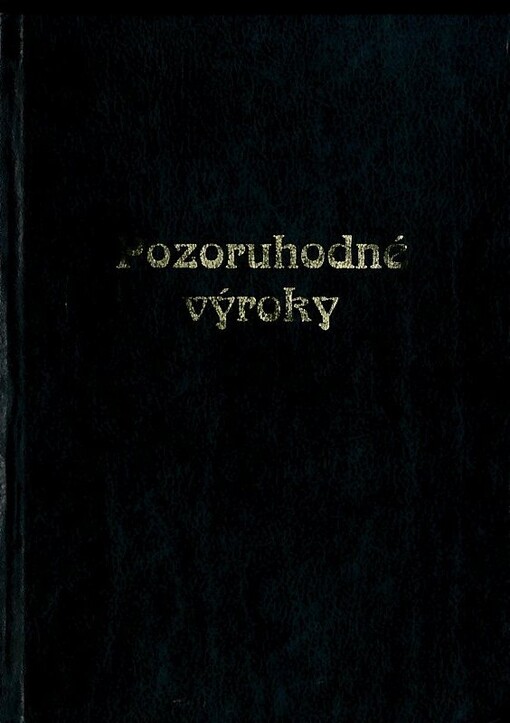 Pozoruhodné výroky