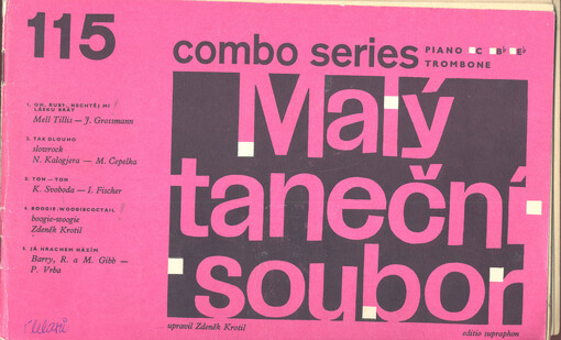 Malý taneční soubor.výběr pěti tanečních melodií /115