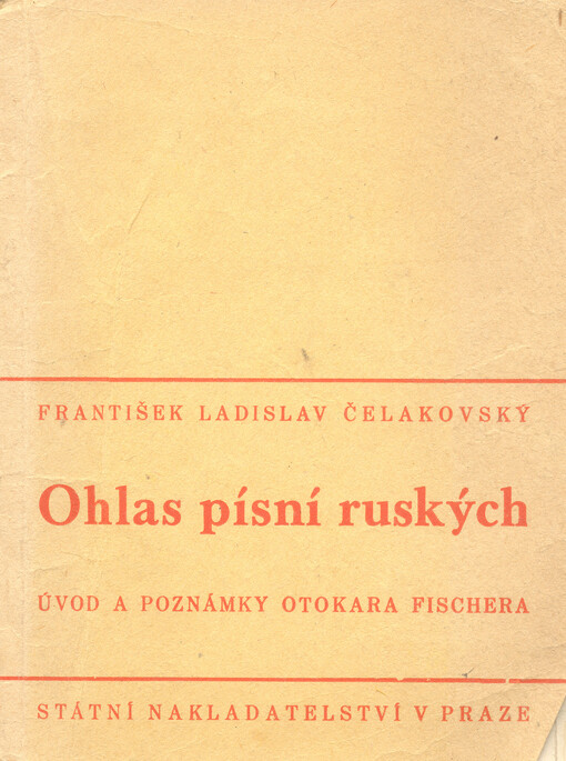 Ohlas písní ruských, 4., nezměn. vyd.
