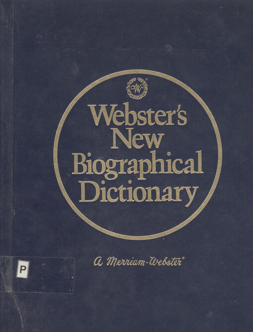 Webster´s new biographical dictionary