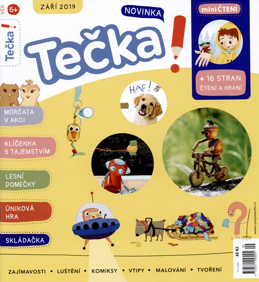 Tečka : zajímavosti, luštění, komiksy, vtipy, malování, tvoření