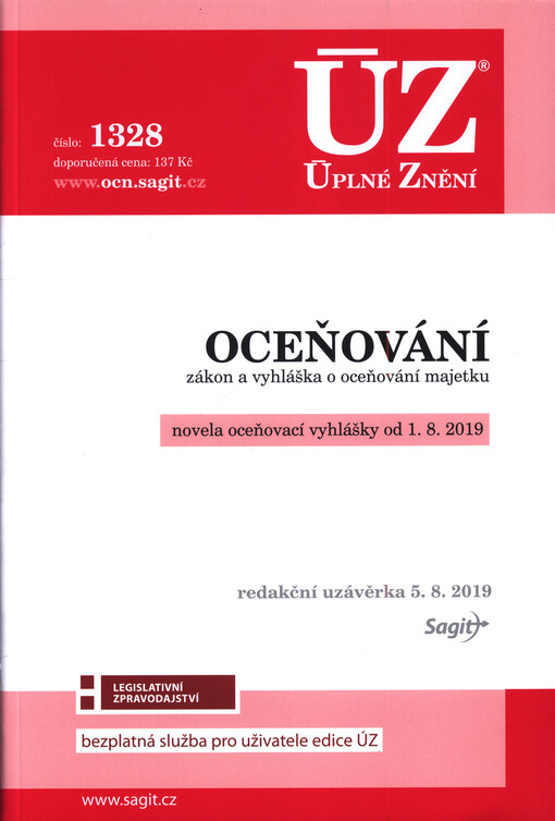 ÚZ č. 1328 Oceňování majetku