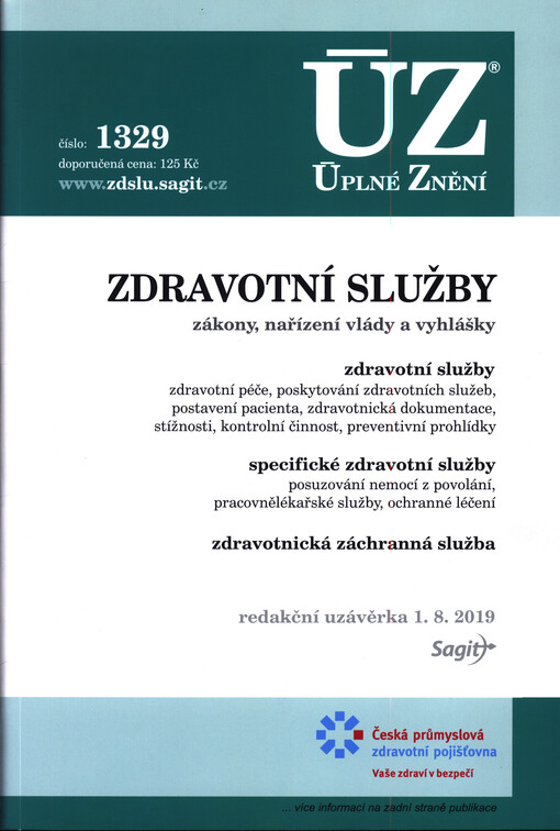 ÚZ č. 1329 Zdravotní služby