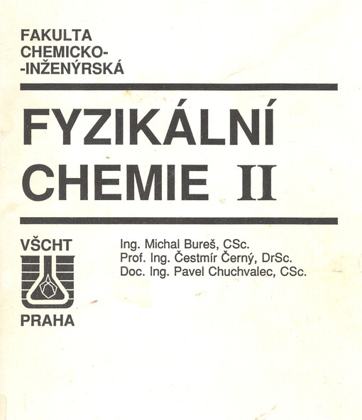 Fyzikální chemie II