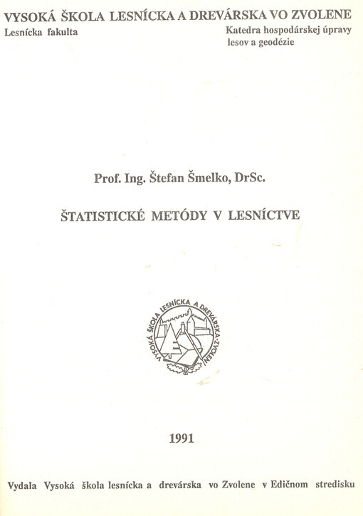 Štatistické metódy v lesníctve