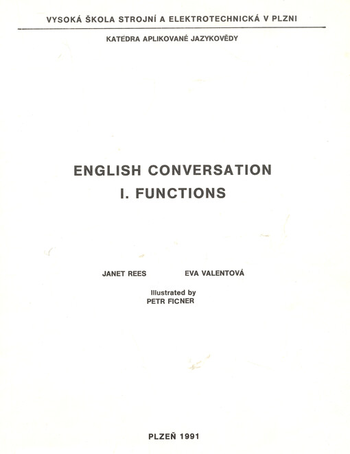 English conversation.I,Functions
