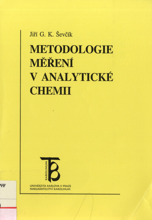 Metodologie měření v analytické chemii