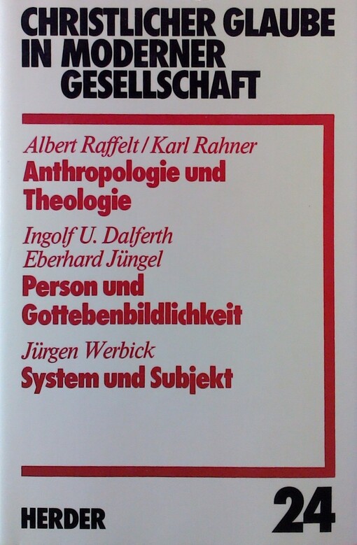 Anthropologie und Theologie