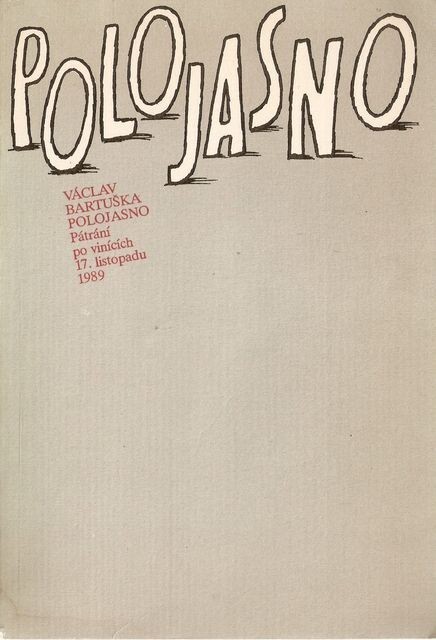 Polojasno : pátrání po vinících 17. listopadu 1989, Vyd. 3.