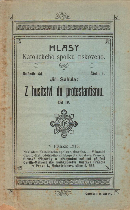 Z husitství do protestantismu: Historicko-náboženská úvaha