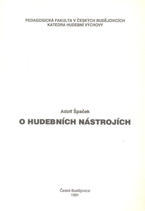 O hudebních nástrojích
