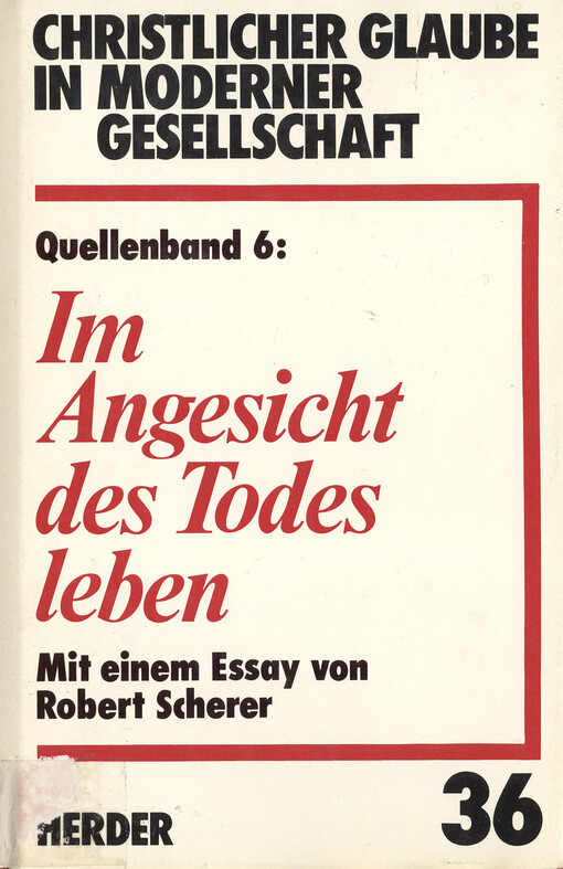 Im Angesicht des Todes leben