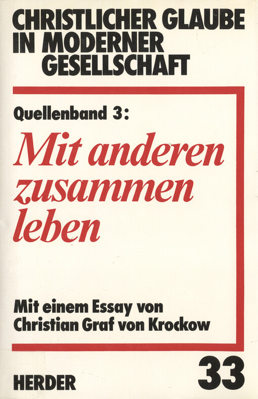 Mit anderen zusammen leben