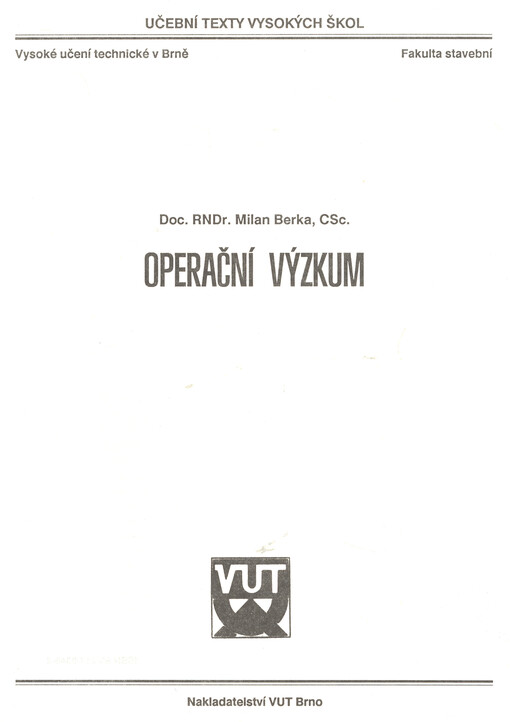 Operační výzkum