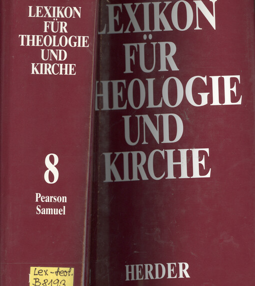 Lexikon für Theologie und Kirche, Bd. 8