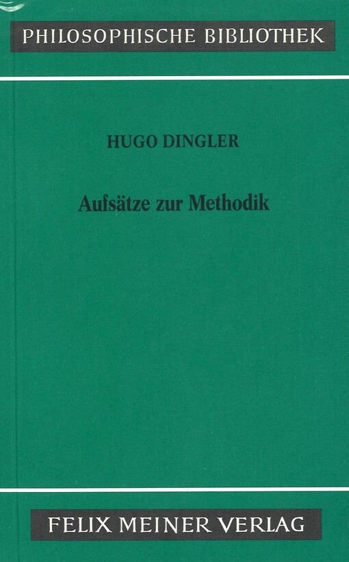 Aufsätze zur Methodik