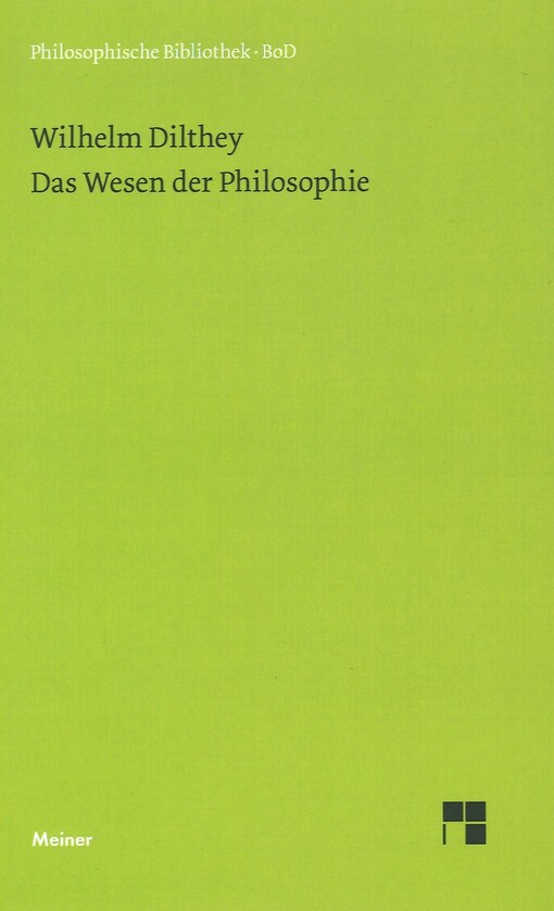 Das Wesen der Philosophie