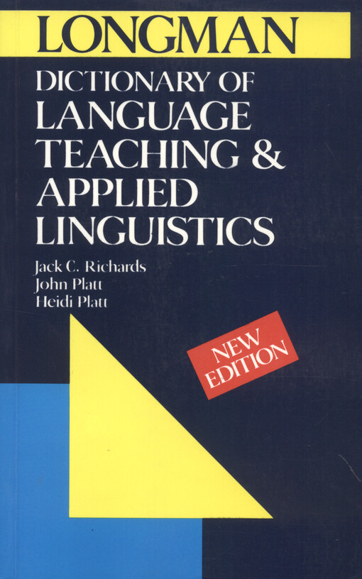 Longman dictionary of language teaching and applied linguistics