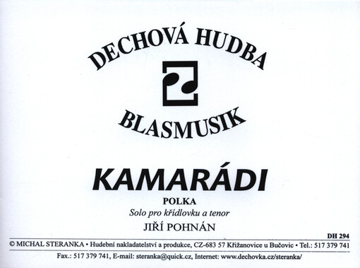 Kamarádipolka : solo pro křídlovku a tenor