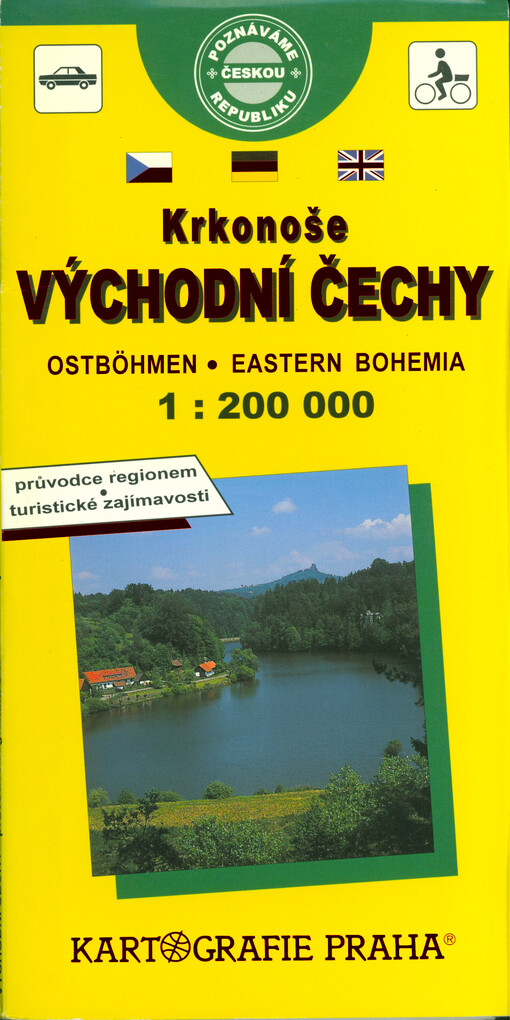Východní Čechy Krkonoše 1:200 000 : průvodce regionem : turistické zajímavosti = Ostböhmen = Eastern Bohemia