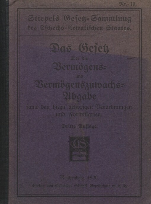 Gesetz über die Vermögens- und Vermögenszuwachs-Abgabe