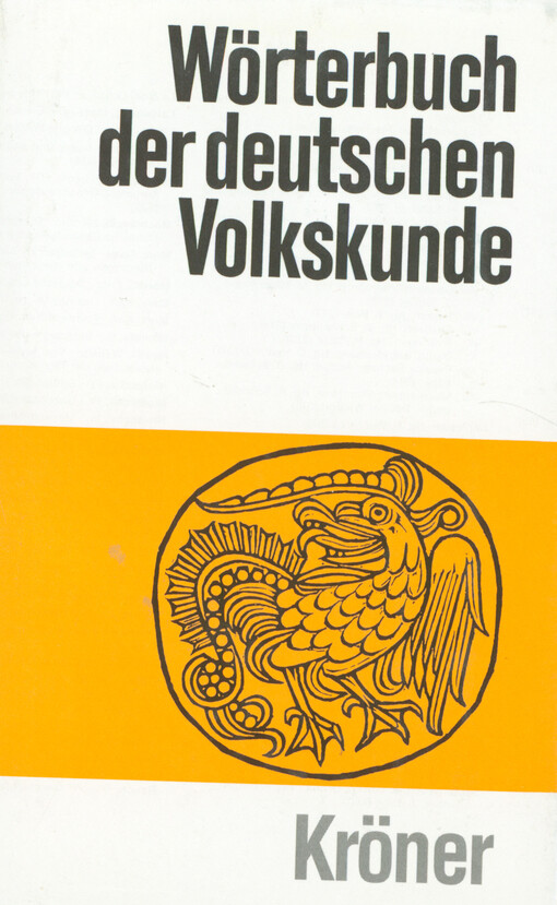 Wörterbuch der deutschen Volkskunde