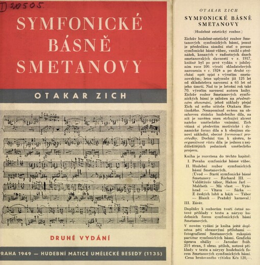 Symfonické básně Smetanovy :Hudebně estetický rozbor