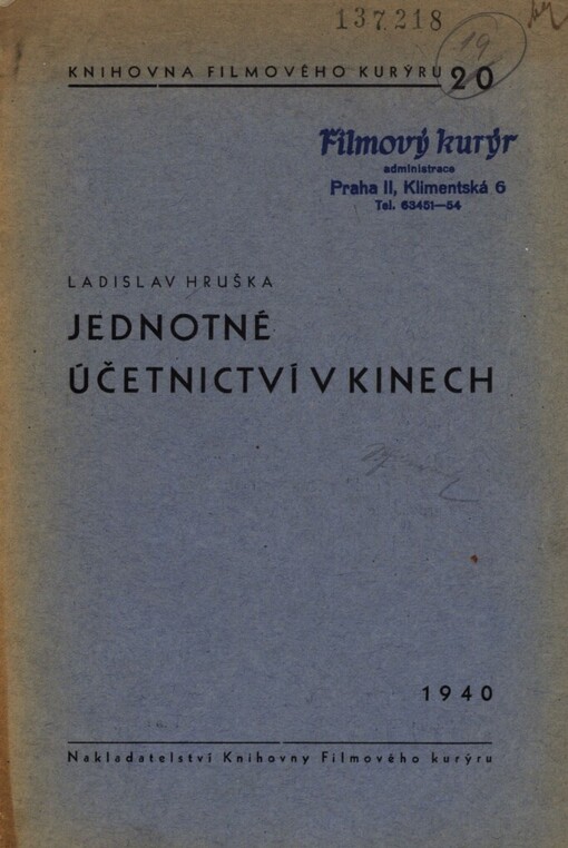 Jednotné účetnictví v kinech