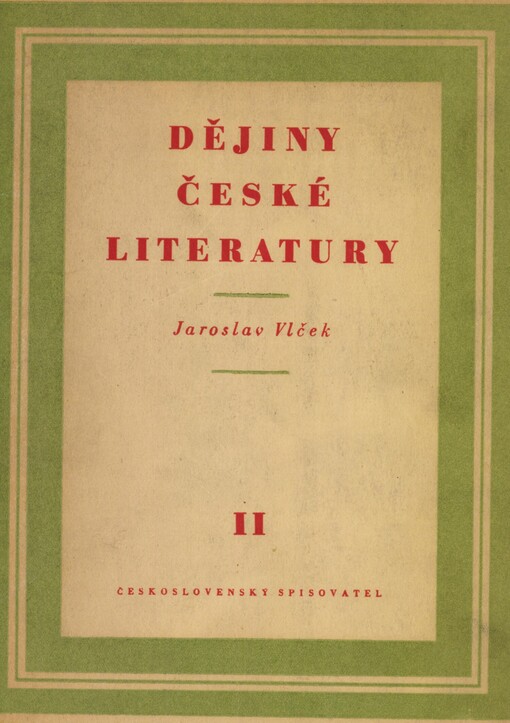 Dějiny české literatury