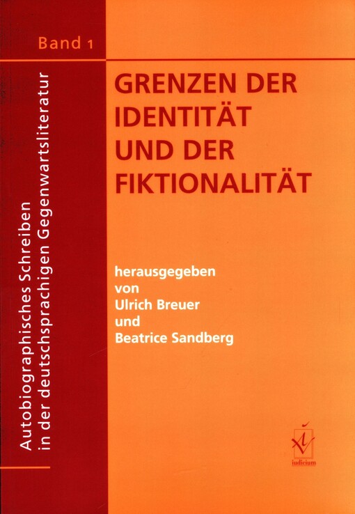 Autobiographisches Schreiben in der deutschsprachigen Gegenwartsliteratur.