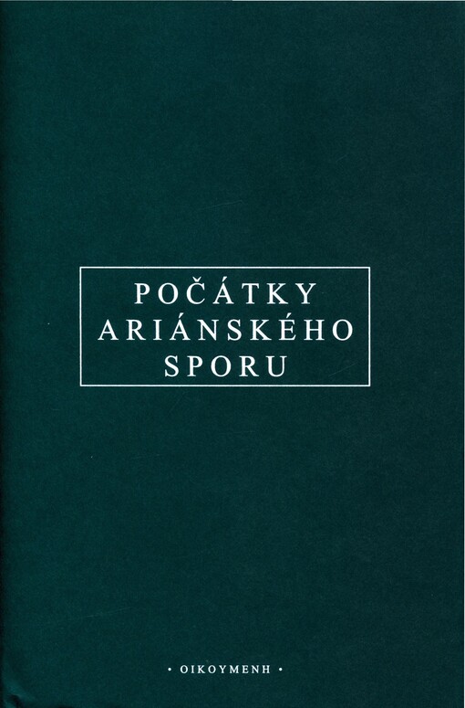 Počátky ariánského sporu
