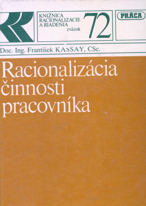 Racionalizácia činnosti pracovníka